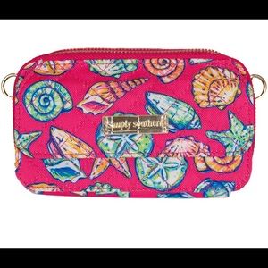 Simply Southern Wallet with strap wristlet pink seashell